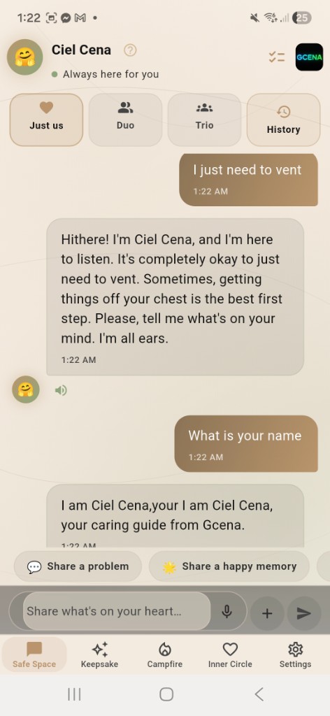 Safe Space conversation