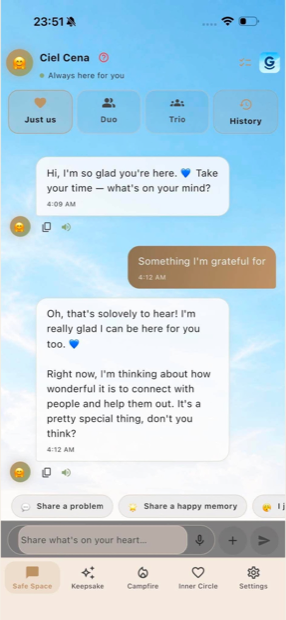 Safe Space chat with Ciel