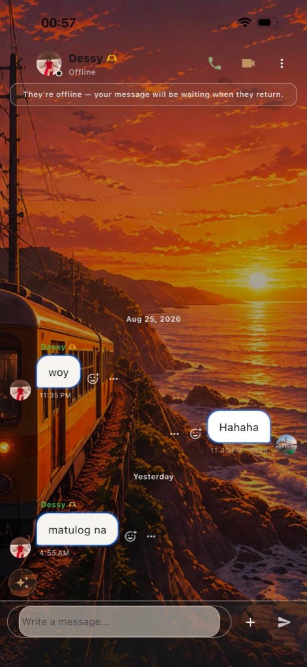 Inner Circle private chat